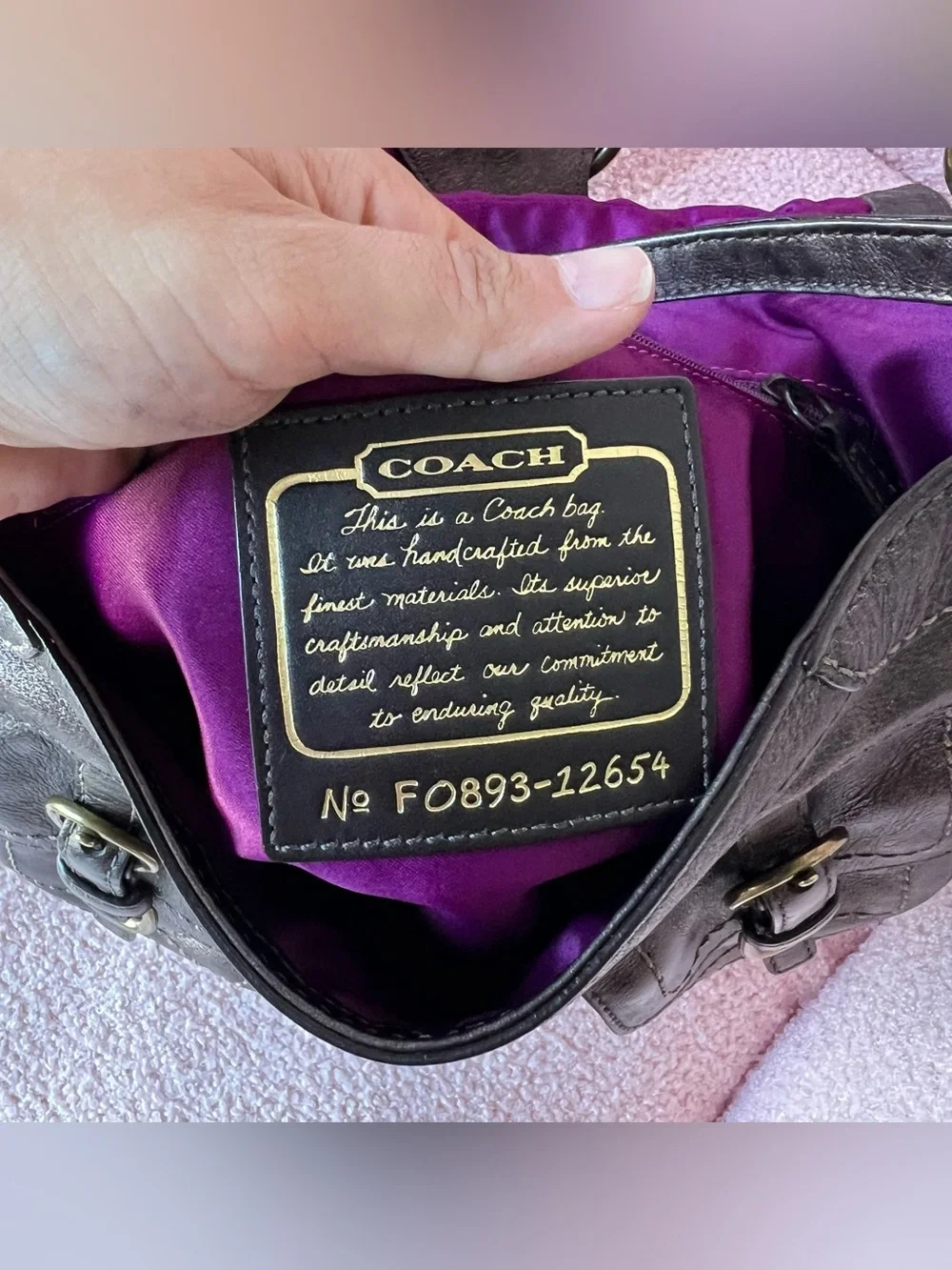 Vintage Coach Legacy Garcia Hobo Bag